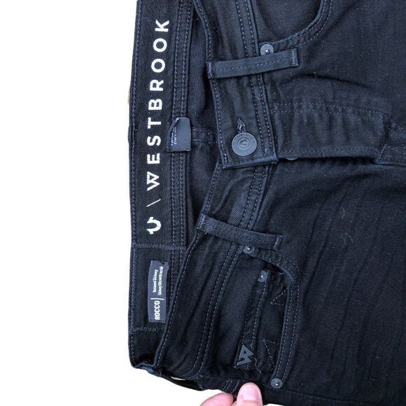 True Religion X Russel Westbrook Jeans Size 29 ROCCO Black - Picture 5 of 7
